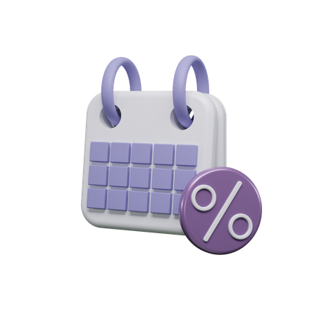 Día de descuento  3D Icon