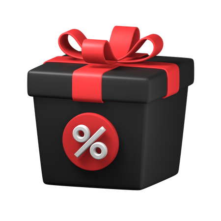 Regalo de descuento  3D Icon