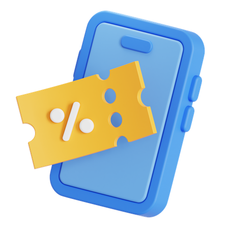 Descuento telefonico  3D Icon