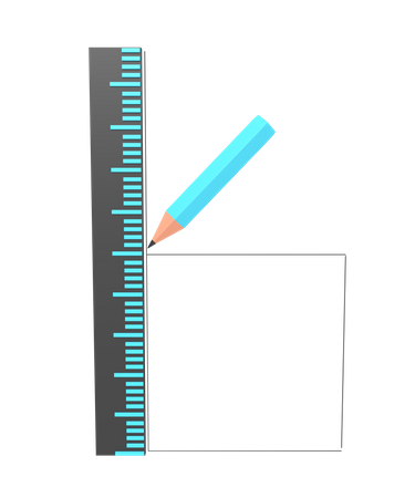 Desenhar linha  3D Icon