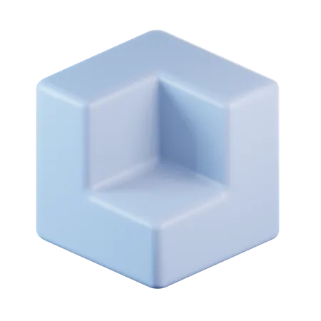 Desenhar quadrado  3D Icon