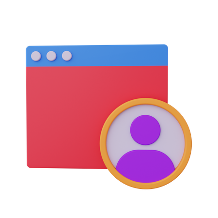 Desenvolvedor web  3D Icon