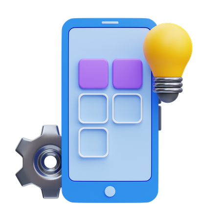 Desenvolvimento de aplicativos  3D Icon