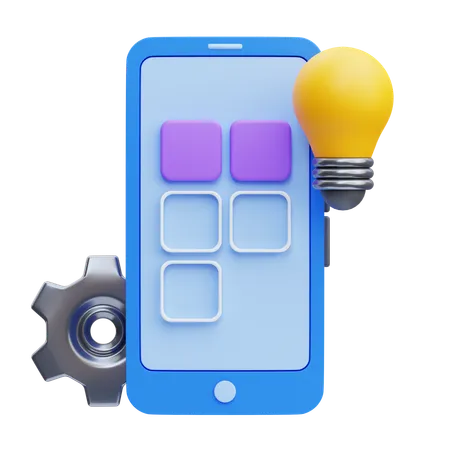 Desenvolvimento de aplicativos  3D Icon