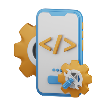 Desenvolvimento de aplicativos  3D Icon