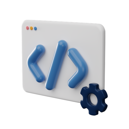 Desenvolvimento de Computadores  3D Icon