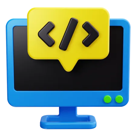 Desenvolvimento de software  3D Icon