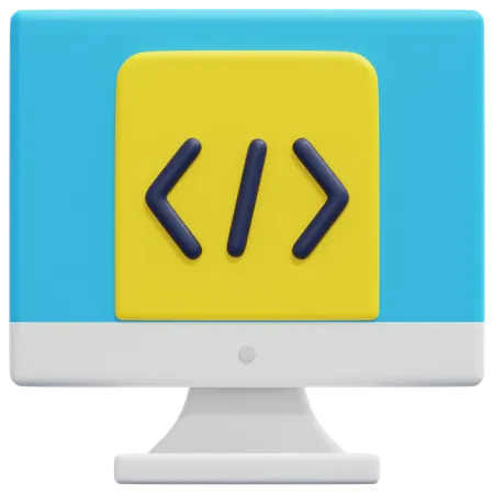 Desenvolvimento de software  3D Icon