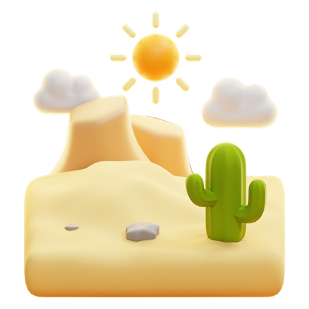 DESERT  3D Icon