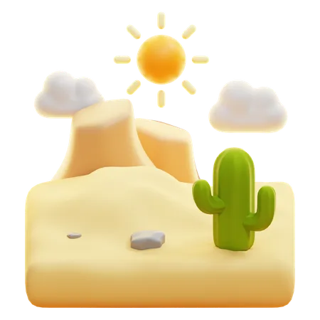 DESERT  3D Icon