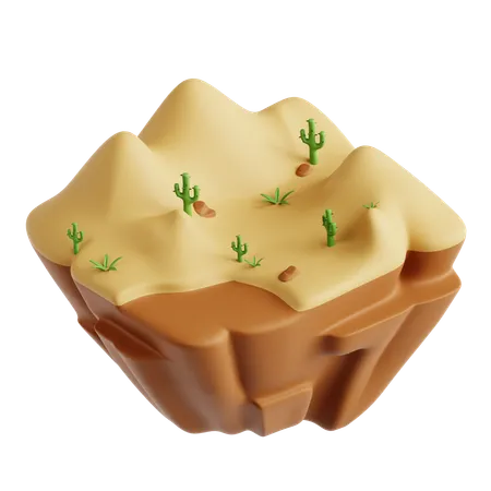 Desert  3D Icon