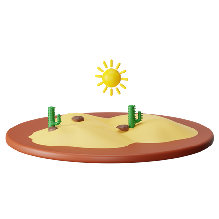 Desert  3D Icon