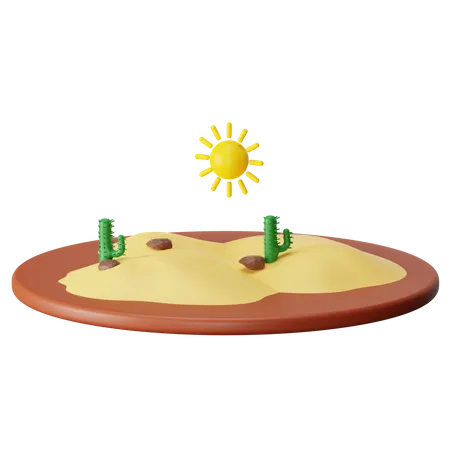 Desert  3D Icon