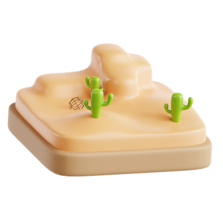 Desert  3D Icon