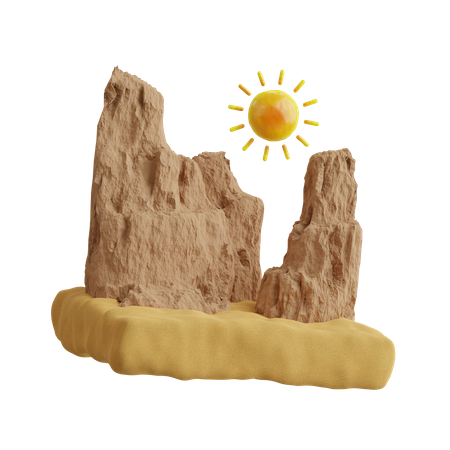 Desert  3D Icon