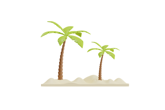 Desert  3D Icon