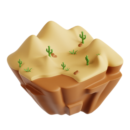 Desert  3D Icon
