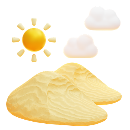 DESERT DAY  3D Icon