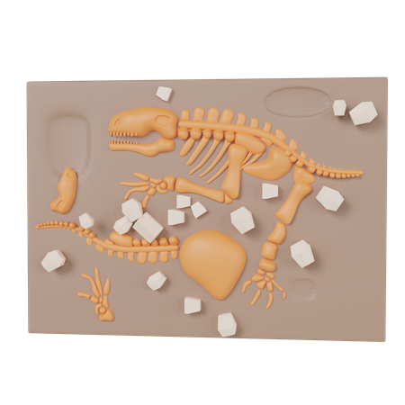 Desert Fossil  3D Icon