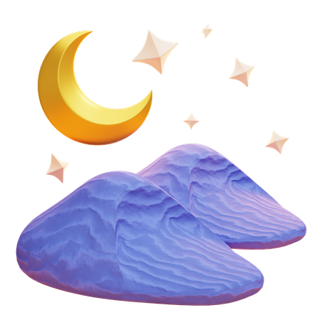 DESERT NIGHT  3D Icon