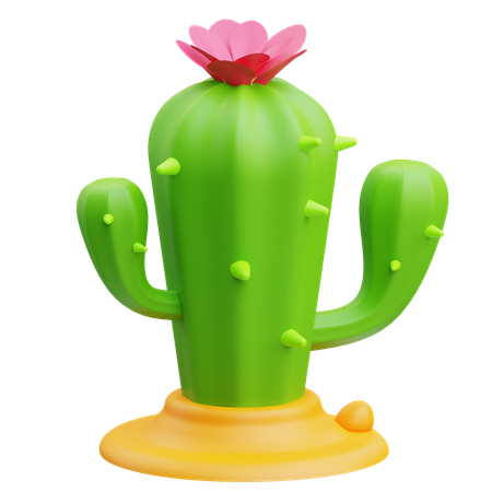 Desert Plant  3D Icon