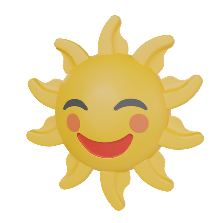 Desert Sun  3D Icon