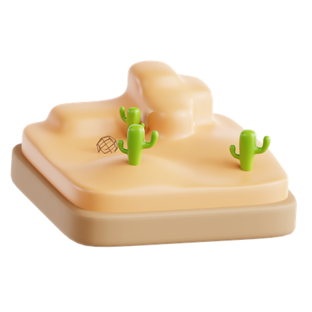 Deserto  3D Icon