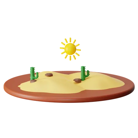 Deserto  3D Icon