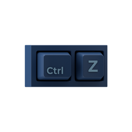 Desfazer comando  3D Icon