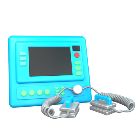 Desfibrilador  3D Icon