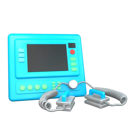 Desfibrilador  3D Icon