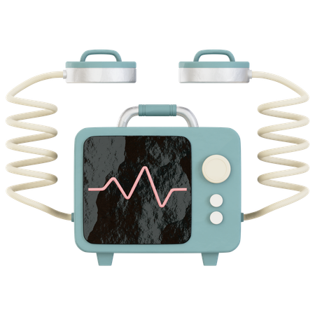 Desfibrilador  3D Icon