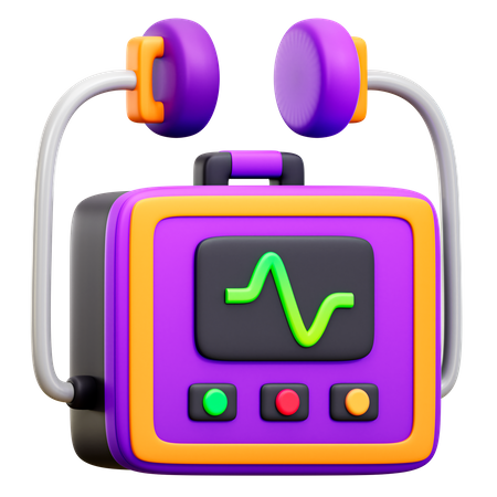 Desfibrilador  3D Icon