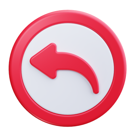 Deshacer cursor  3D Icon