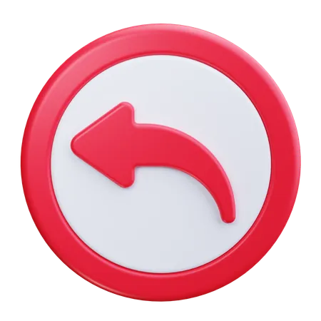 Deshacer cursor  3D Icon