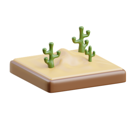 Desierto  3D Icon