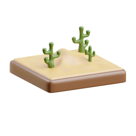 Desierto  3D Icon