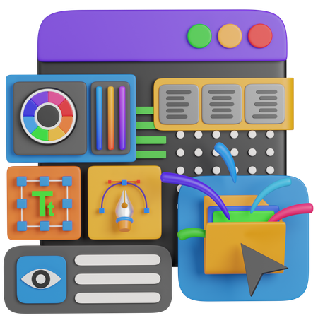 Design app  3D Icon