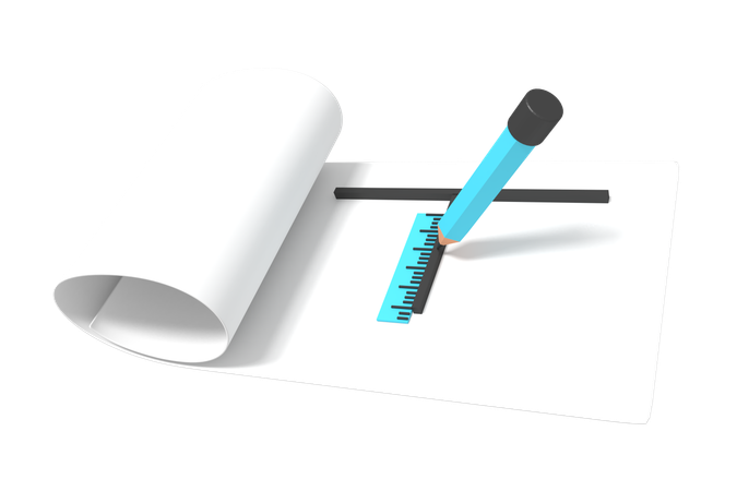 Design blueprint  3D Icon