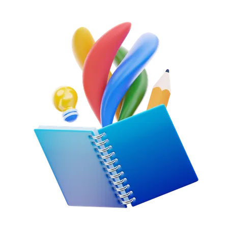 Design Book  3D Icon