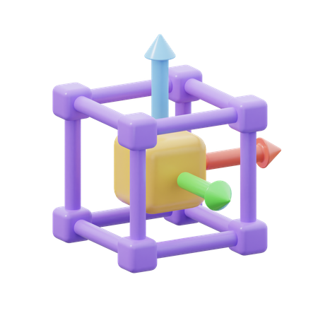 Design de cubo 3D  3D Icon
