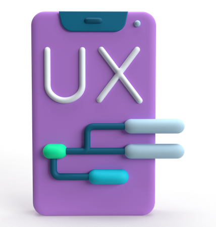 Design de experiência do usuário  3D Icon