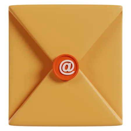 Design de ícone de interface de e-mail  3D Icon