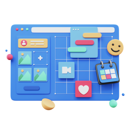Design do site  3D Icon