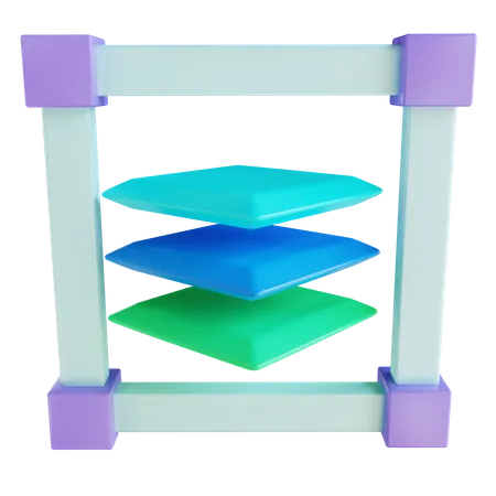 Entwurfsebene  3D Icon