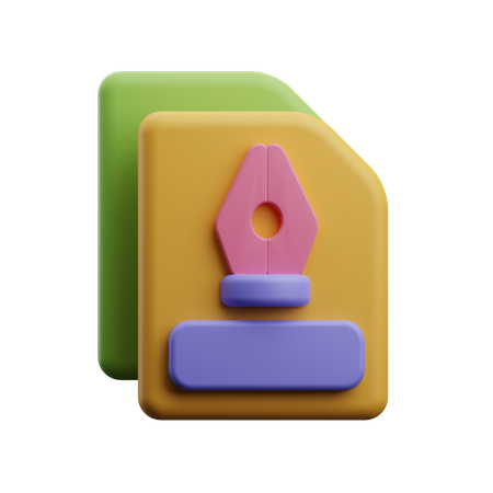 Design File 3D Icon