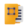3d design folder emoji