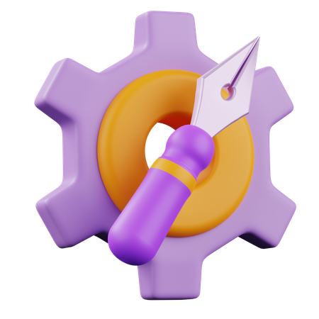 Design in Progress  3D Icon