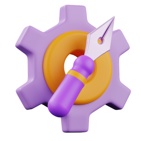 Design in Progress  3D Icon
