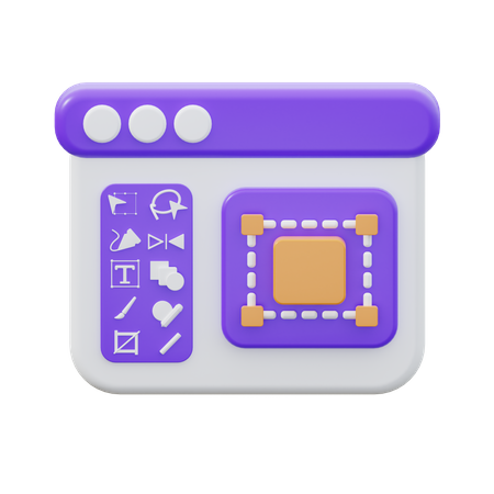 Design Layout  3D Icon